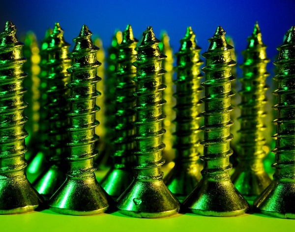 close up photo of screws