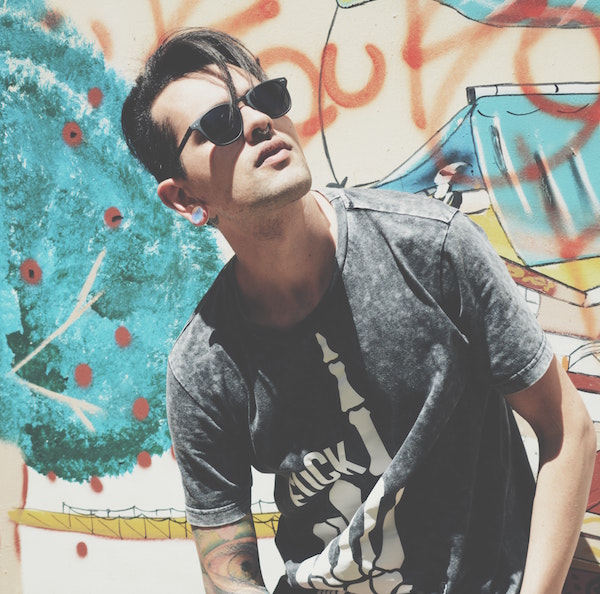 man with septum piercing